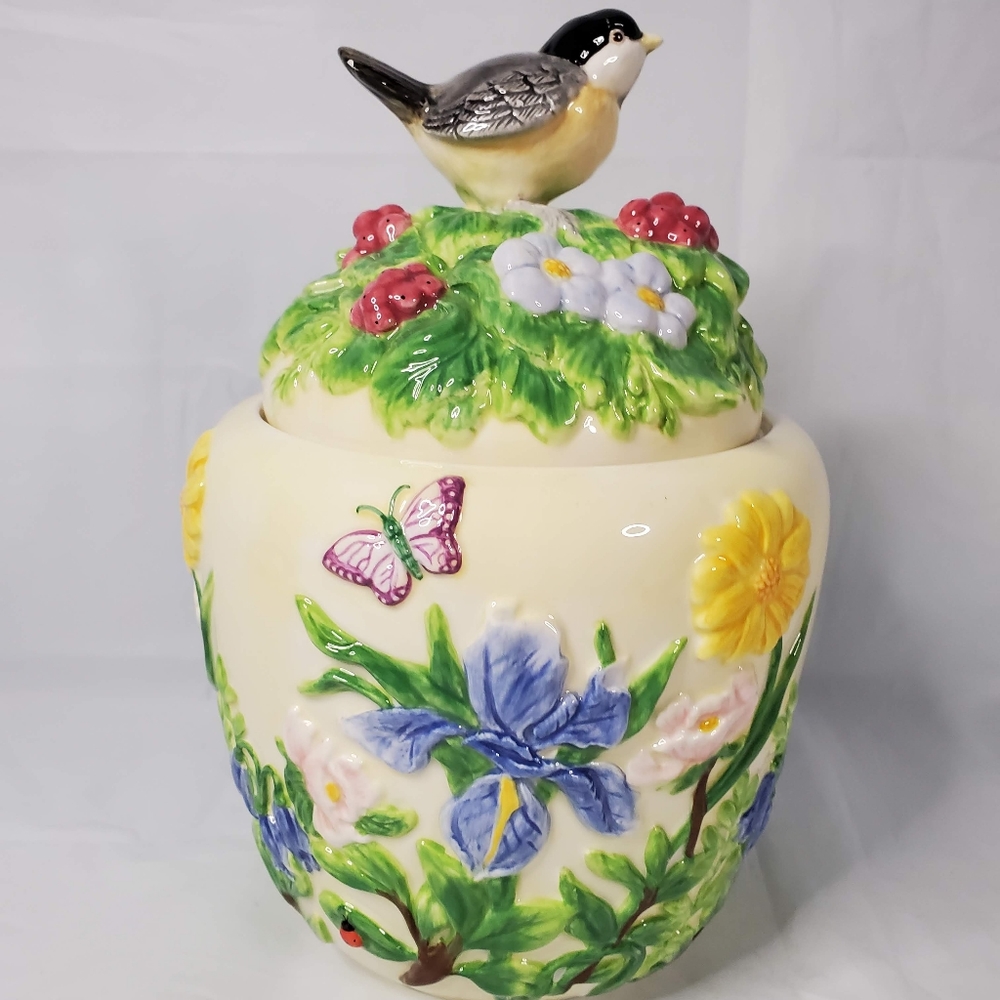 Harry & David bird cookie jar